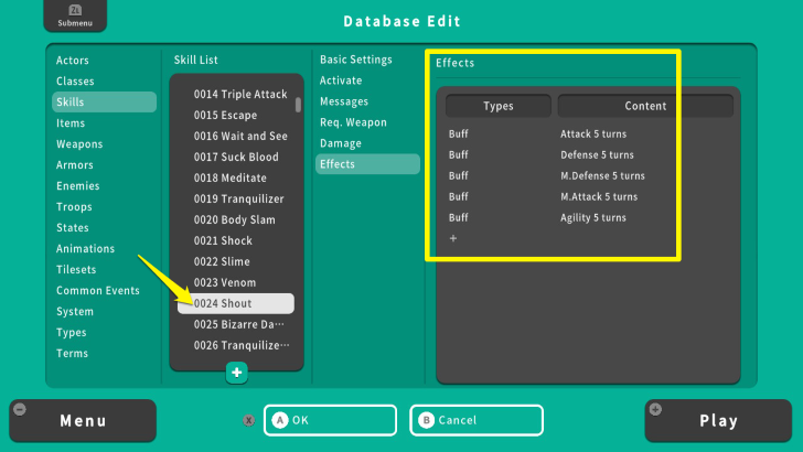 RPG MAKER WITH Multiple Effects