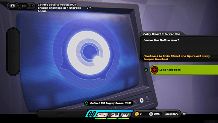 Obtain First Supply Box and Leave