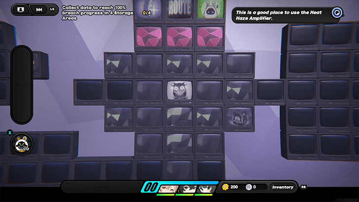 Enter Hollow C41 and Use Amplifier