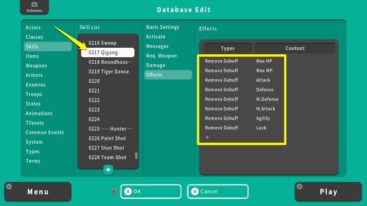 RPG MAKER WITH Balance Skills