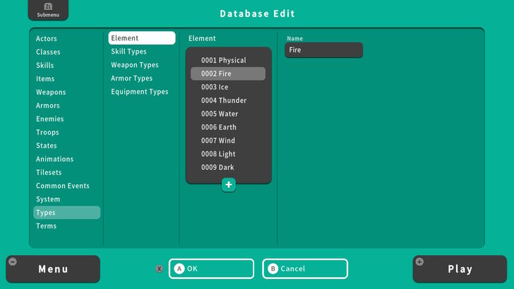 database fire Element