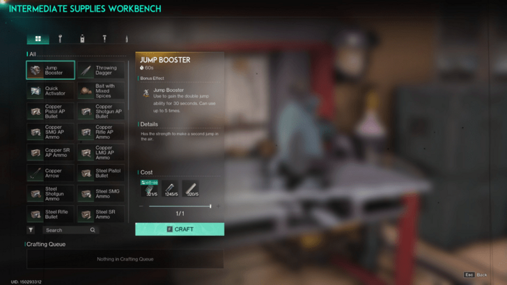 Once Human - Jump Booster Workbench.png