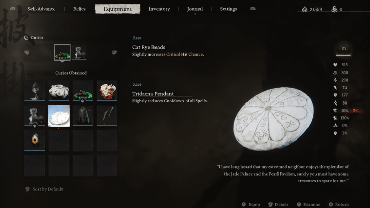 Black Myth Wukong - Curio Effects