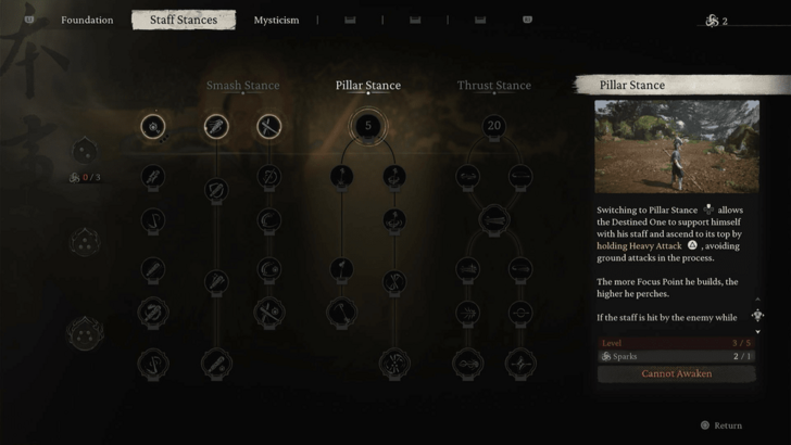Black Myth Wukong - Self-Advance Staff Stances