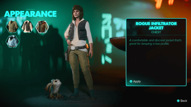 Star Wars Outlaws - Appearance Interface