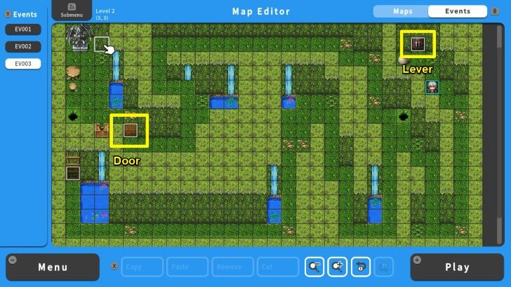 RPG MAKER WITH Lever Door