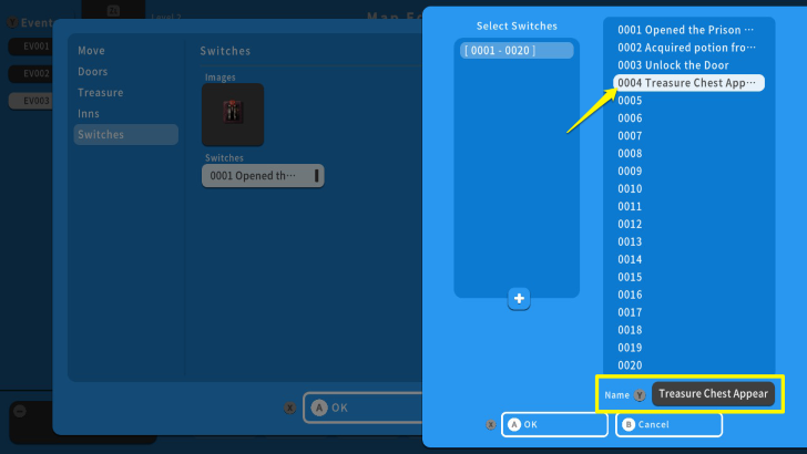 RPG MAKER WITH Edit Switch