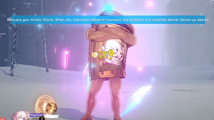 Honkai Star Rail - Tri-Action Trashcan Day 2 - Maintain Kinetic Points for the Minican