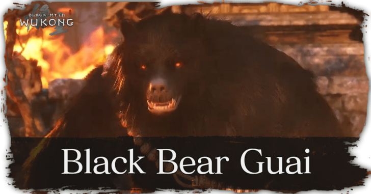 Black Myth Wukong - Black Bear Guai