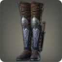 Crocodileskin Thighboots of Casting Image