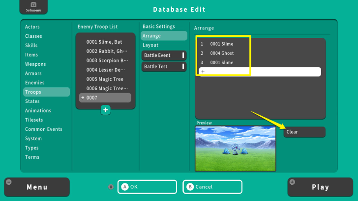 RPG MAKER WITH Enemy Troop