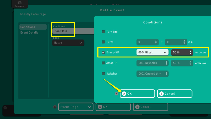 RPG MAKER WITH Condition