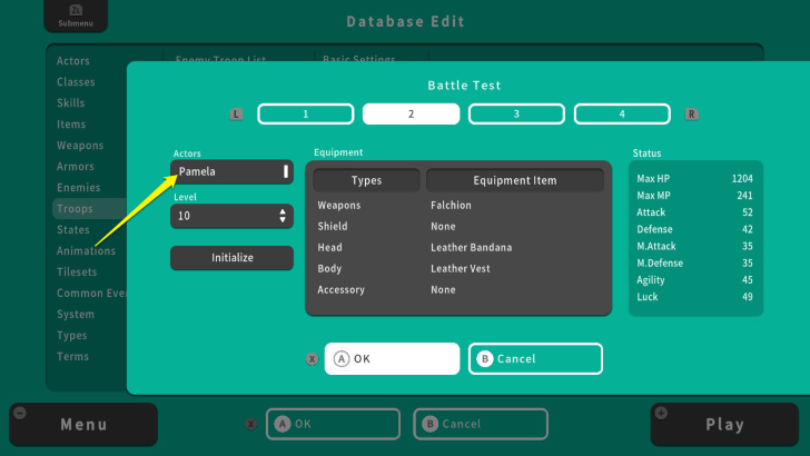 RPG MAKER WITH Add Actor