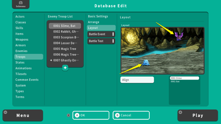 RPG MAKER WITH Layout