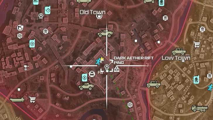 Final Dark Aether Rift Location in Tile F5