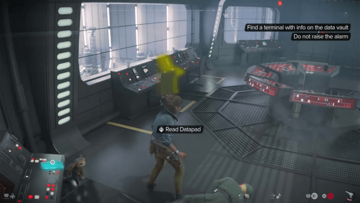 Find a Terminal with Info on the Data Vault