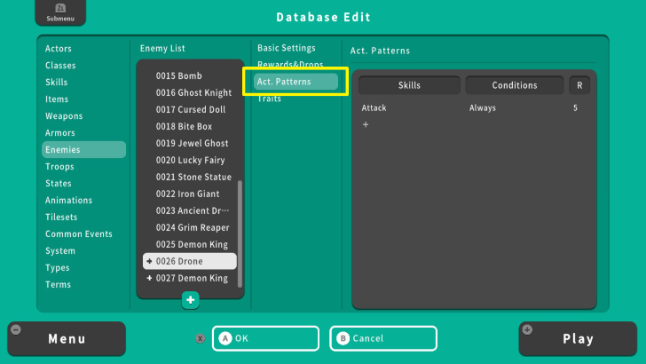 RPG MAKER WITH Action Pattern