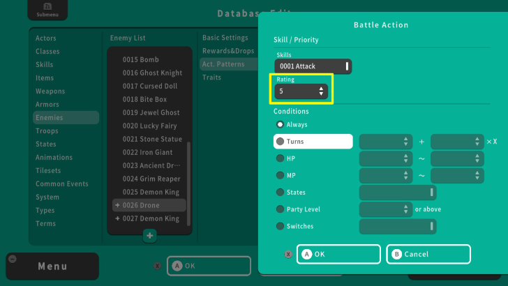 RPG MAKER WITH Rating
