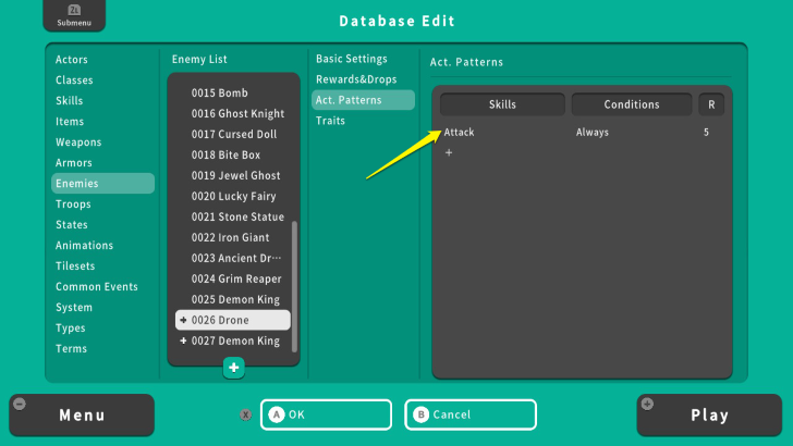 RPG MAKER WITH Attack Skill