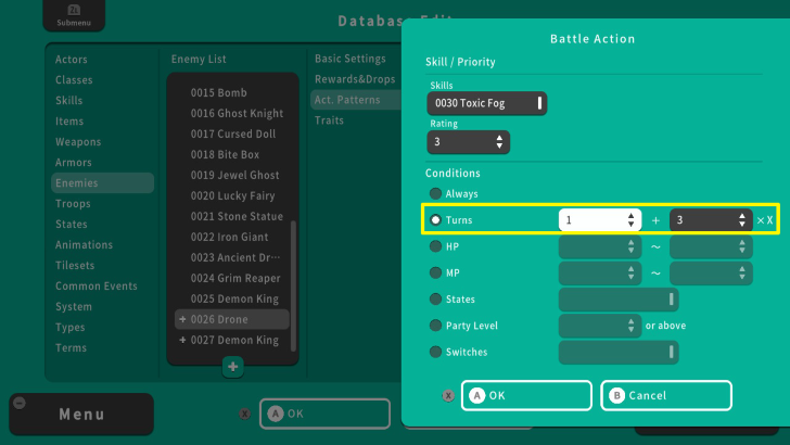 RPG MAKER WITH Toxicfog Condition
