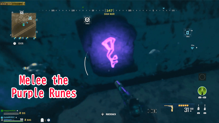 Melee the Purple Runes