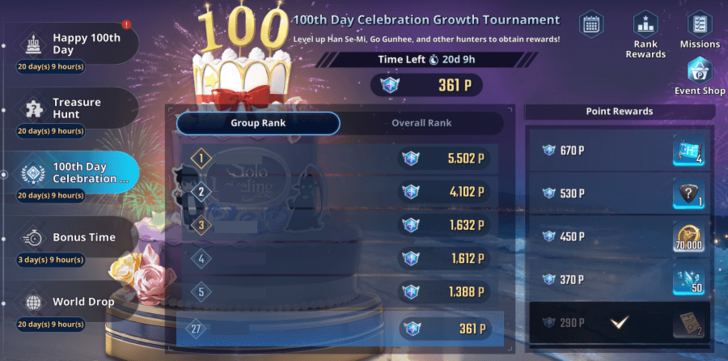 Growth Tournament