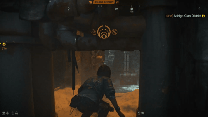 Go to the Ashiga Clan District