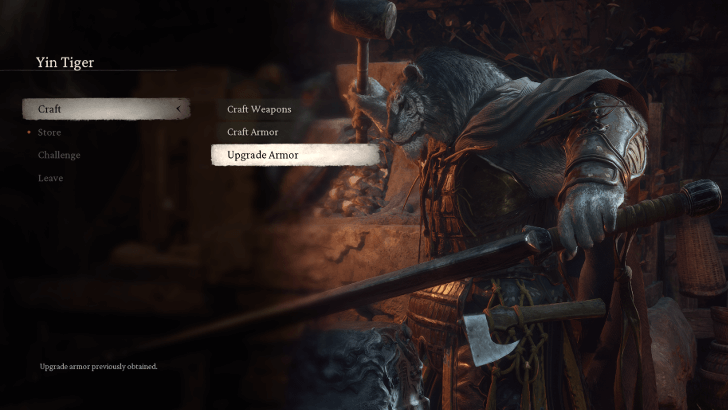 Black Myth Wukong - Upgrade Armor with Yin Tiger
