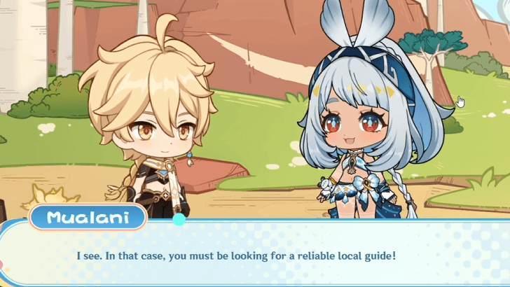 Genshin - Web Event Accompany Mualani