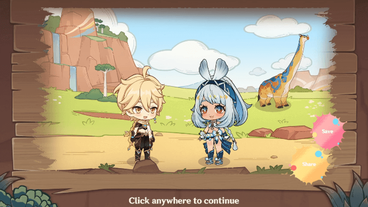 Genshin - Web Event Commemorative Photo