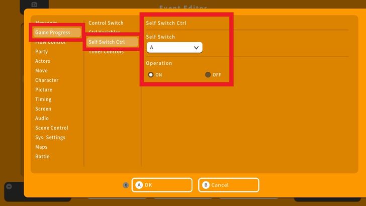 self switch ctrl puzzle