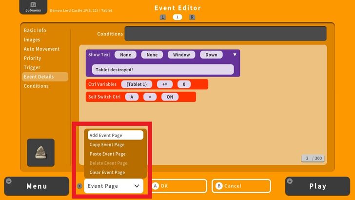add event page puzzle