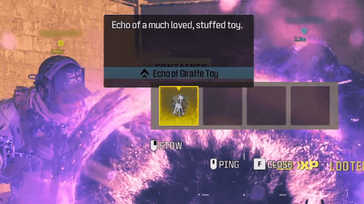 Modern Warfare 3 - Golden Echo of Giraffe Toy