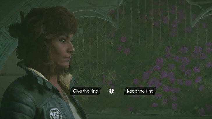 Star Wars Outlaws Give or Keep the Ring Choice