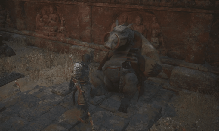 Black Myth Wukong - Give the Boar Jade Lotus in Crouching Tiger Temple