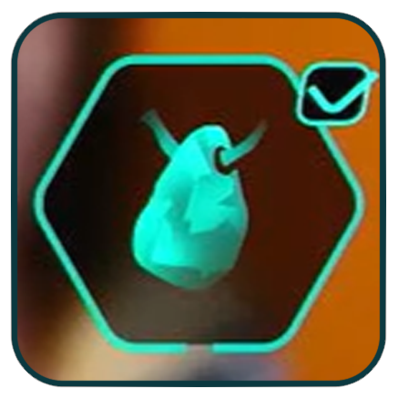 Overgrown Amber Stone Icon