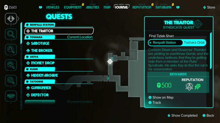 Star Wars Outlaws Quests