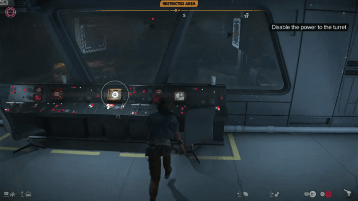 Disable the Power to the Turret