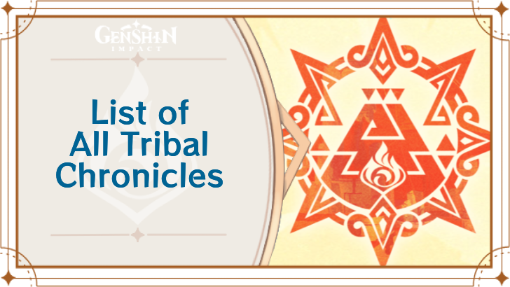 Genshin - Natlan Tribal Chronicles