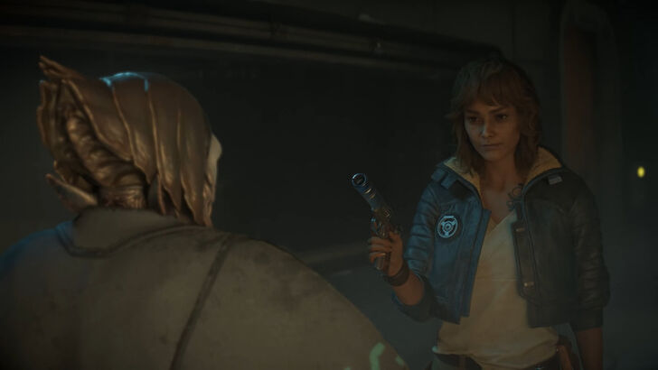 Star Wars Outlaws Confront Tizlak