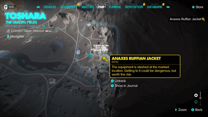 Star Wars Outlaws  Location Map