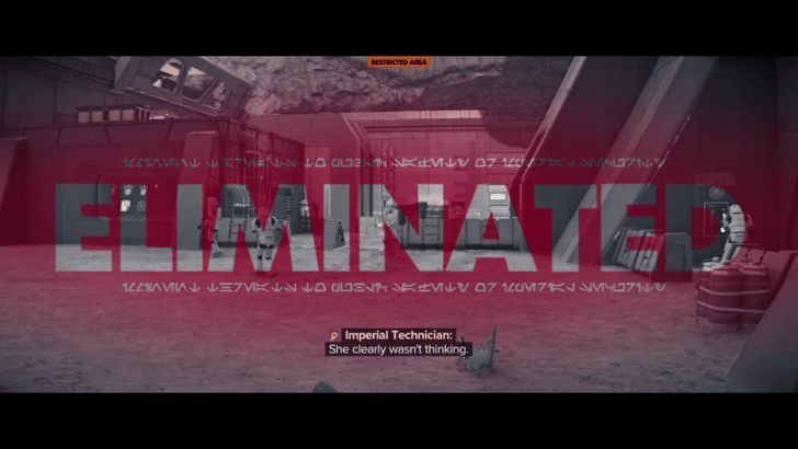 Star Wars Outlaws Eliminated Screen