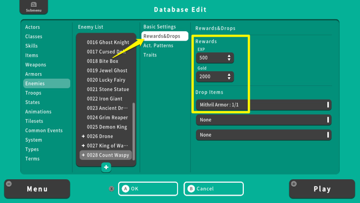 RPG MAKER WITH Battle Reward