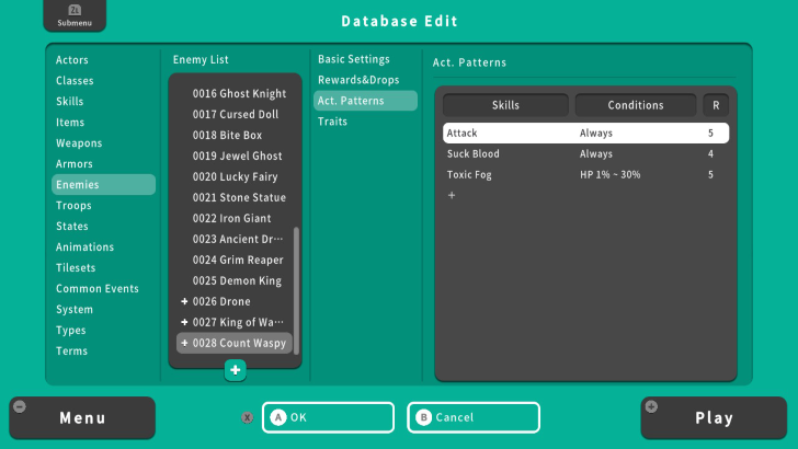 RPG MAKER WITH Action Patterns