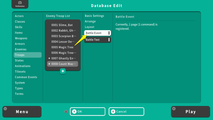 RPG MAKER WITH Battle Events