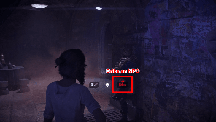 Use Credits to Bribe NPCs