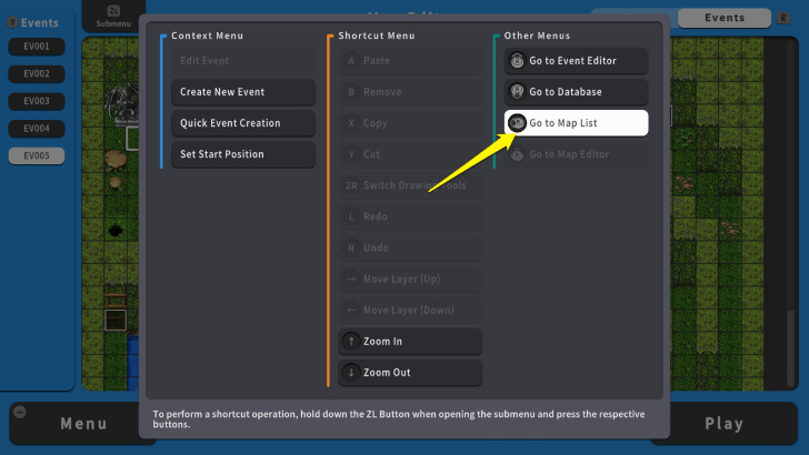 RPG MAKER WITH Map List