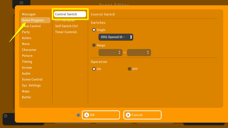 RPG MAKER WITH Game Progress