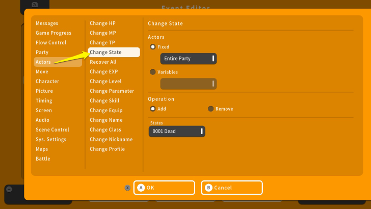 RPG MAKER WITH Actors