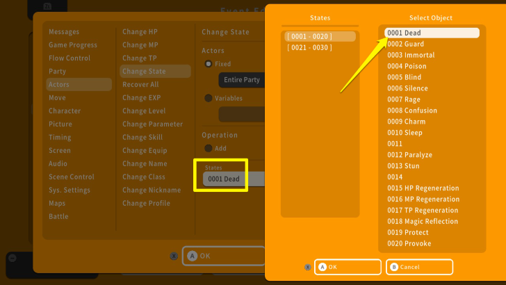RPG MAKER WITH States
